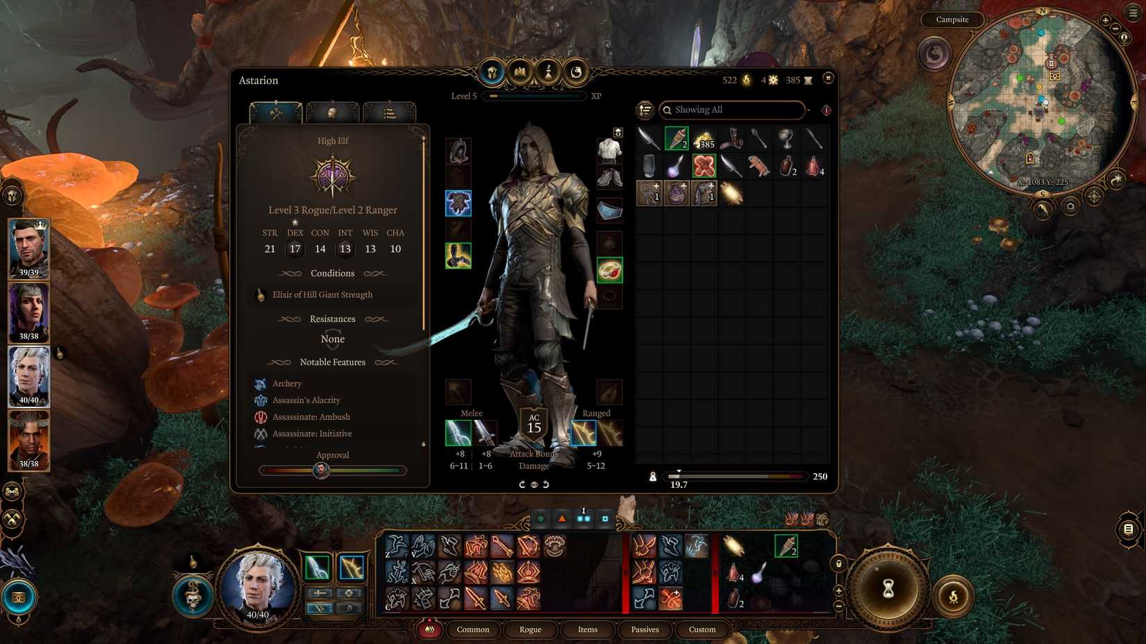 BG3 Ranger Assassin Astarion Multiclass