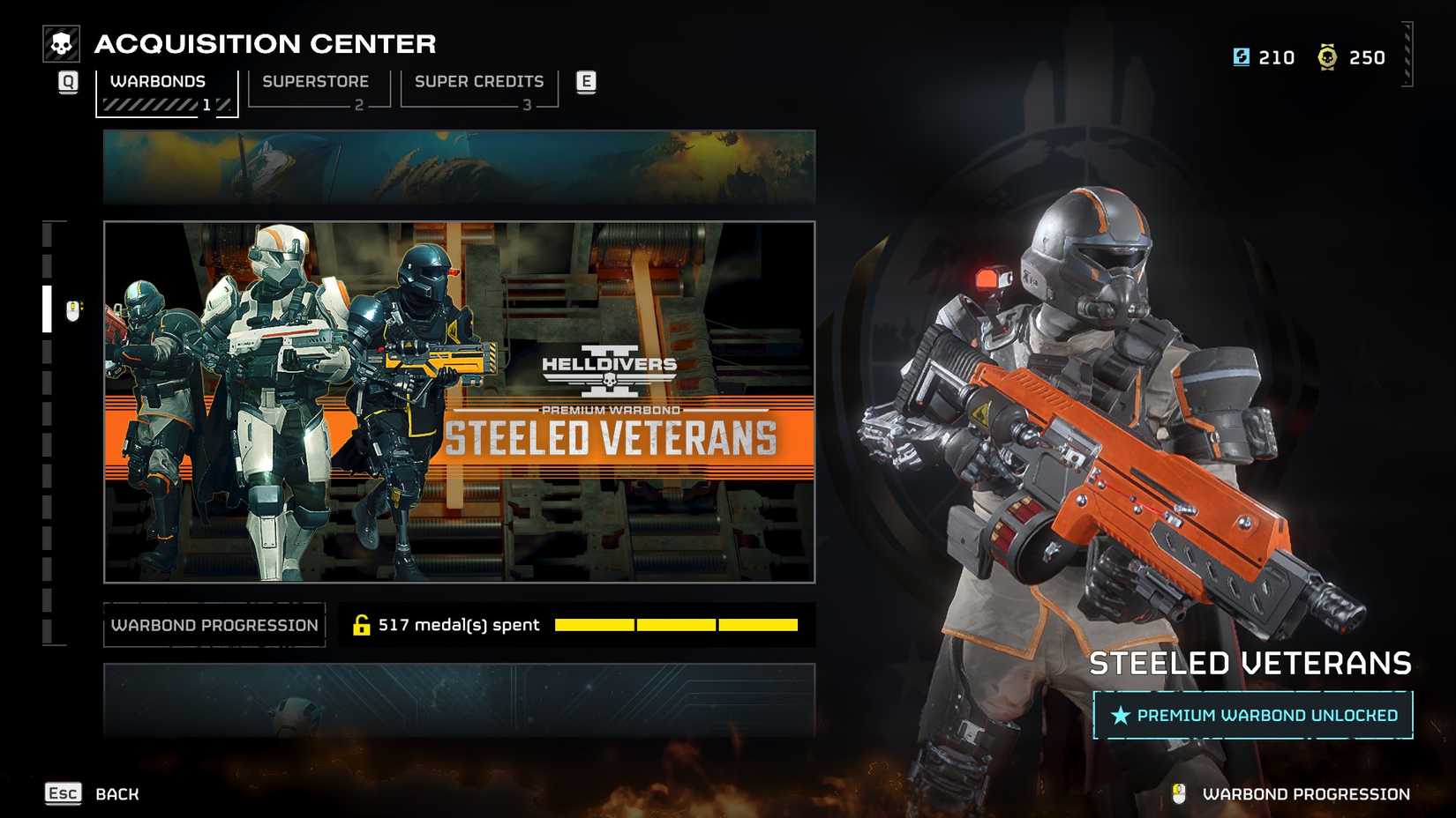 Helldivers 2 Steeled Veterans