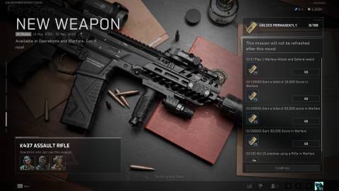 Delta Force K437 Unlock event