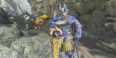 MH Wilds Rey Dau Gamma armor set