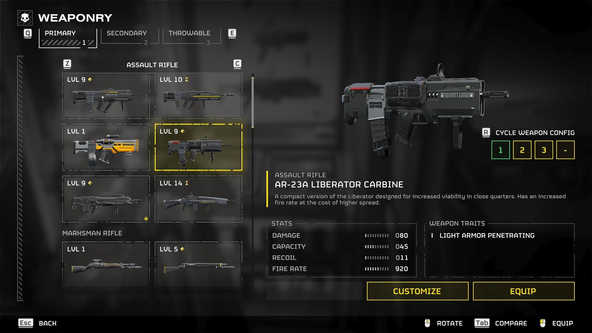 Helldivers 2 Liberator Carbine Upgraded