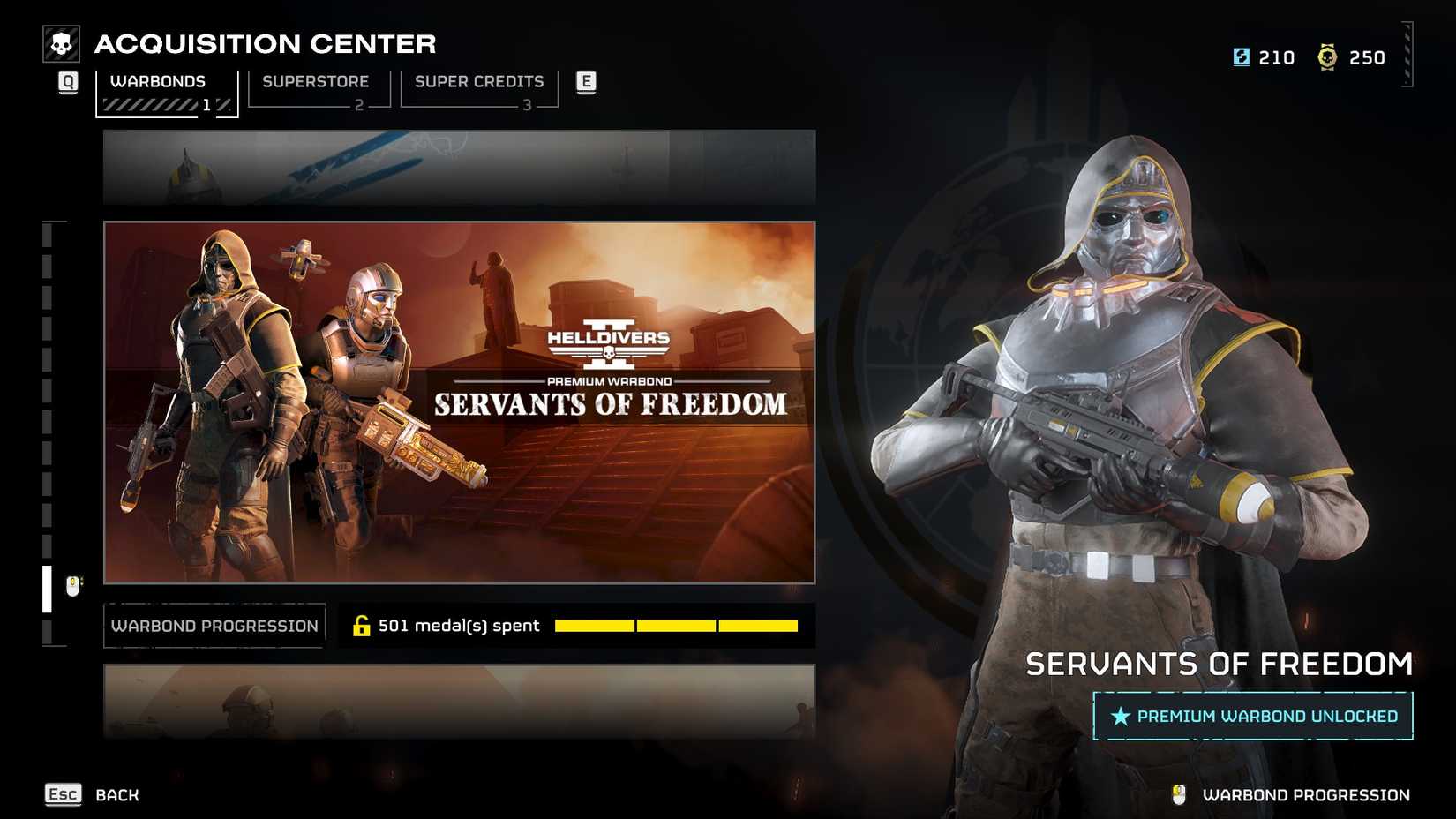Helldivers 2 Servants of Freedom