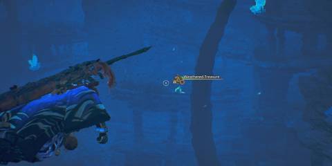 MH Wilds Weathered Treasure underwater gathering spot