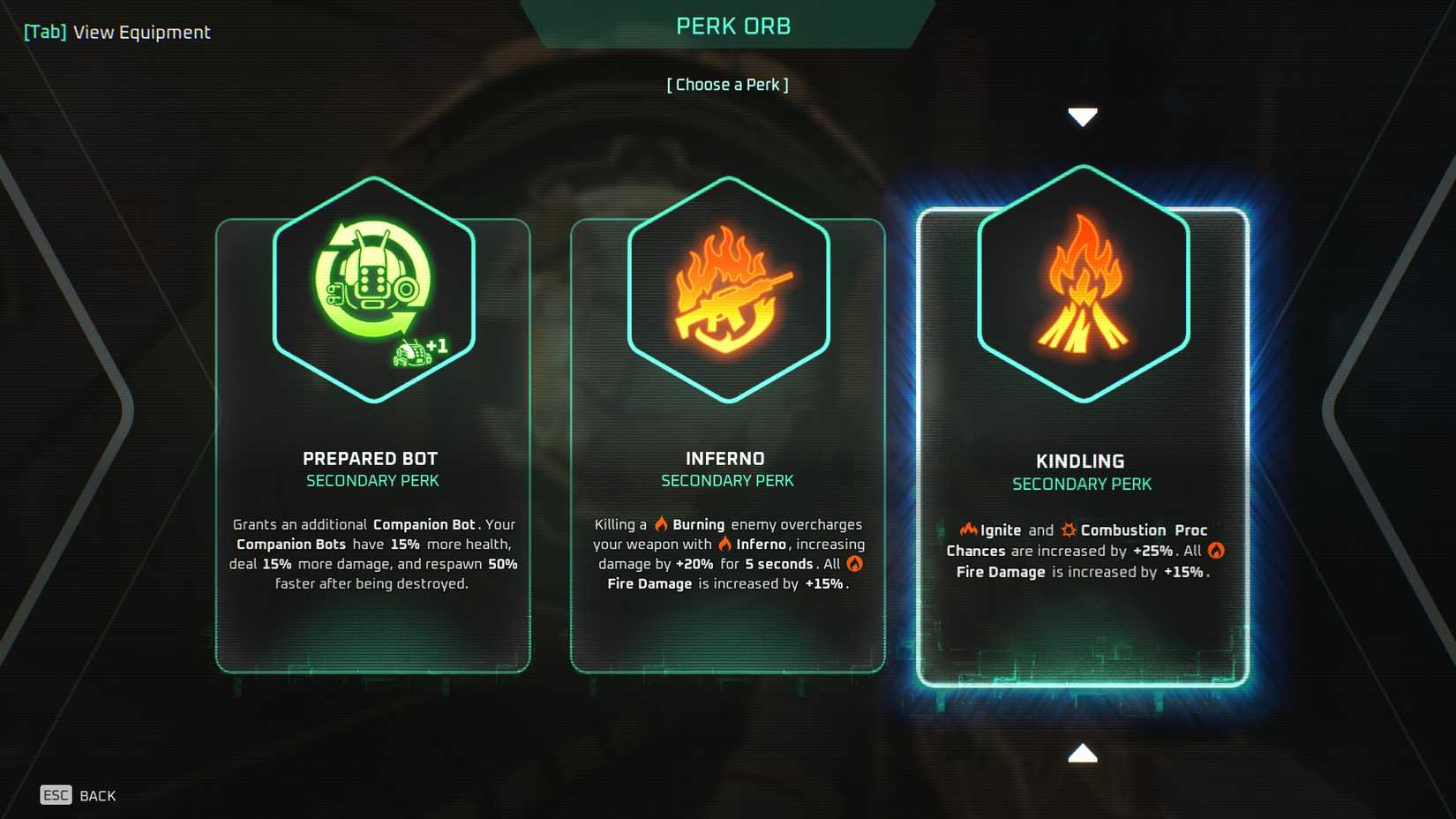 Deadzone Rogue Fire perks
