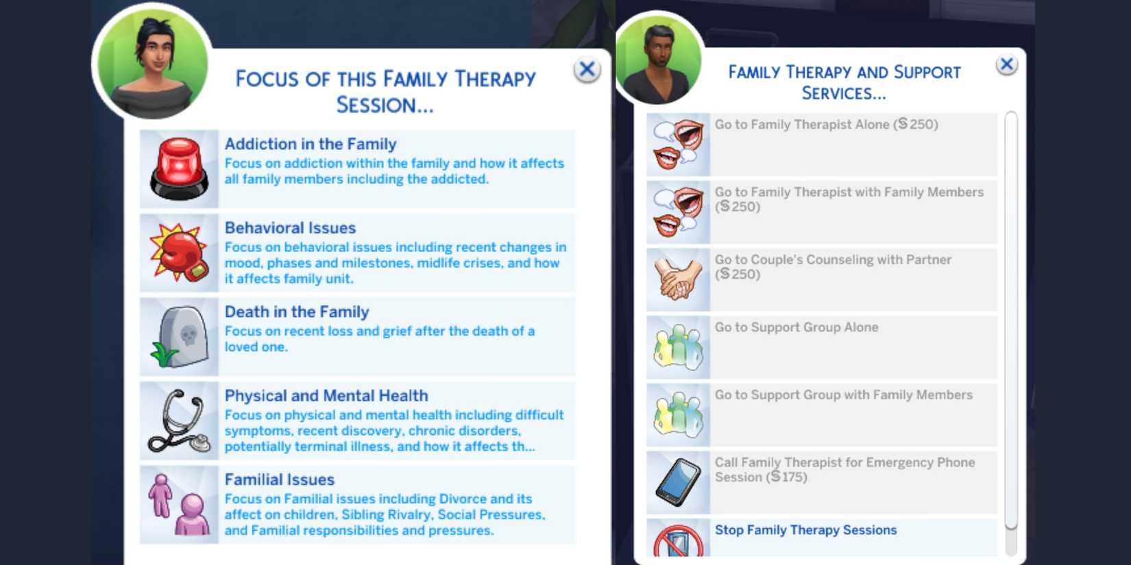 new family relationships gameplay