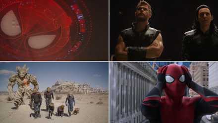 Marvel Cinematic Universe: Captain America: Civil War, Thor: Ragnarok, Guardians of the Galaxy Vol. 3 and Spider-Man: Far From Home.