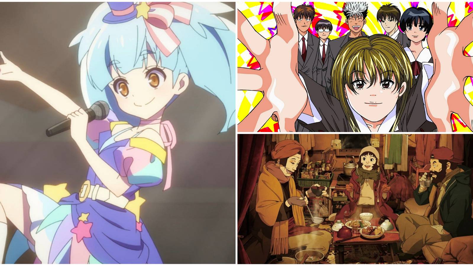 Best Trans Anime- Zombie Land Saga Cheeky Angel Tokyo Godfathers