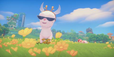 A cute llama in My Time at Portia