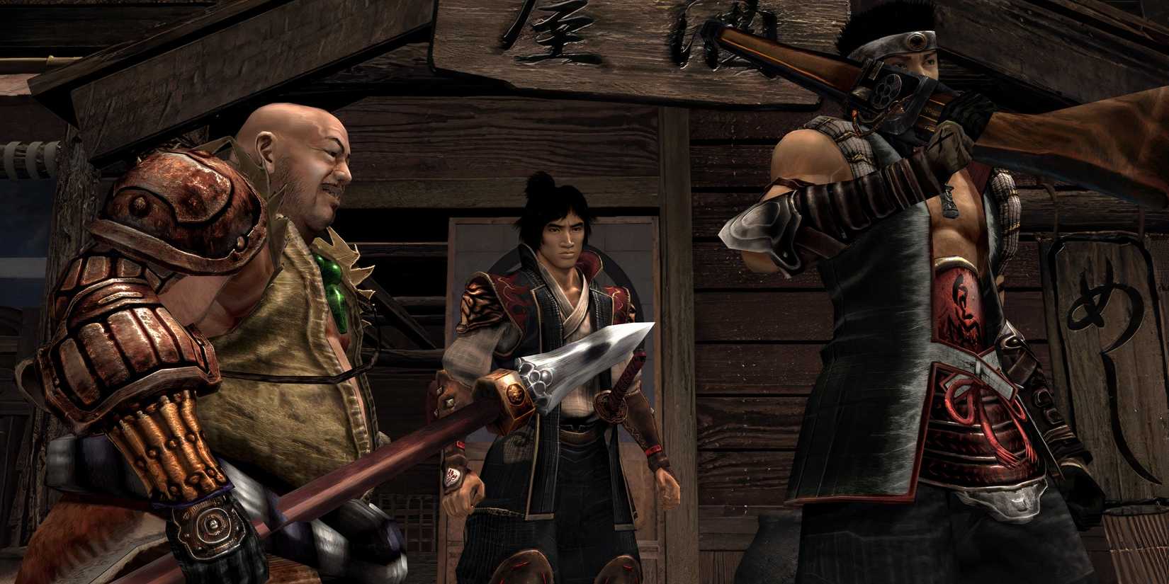 A cutscene featuring characters in Onimusha 2 Samurai’s Destiny