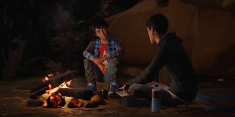A Key Frame From Life Is Strange Showing Multiple Characters Having A Conversation