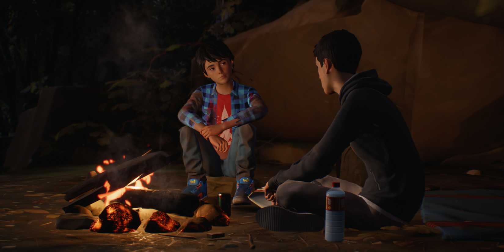 A Key Frame From Life Is Strange Showing Multiple Characters Having A Conversation