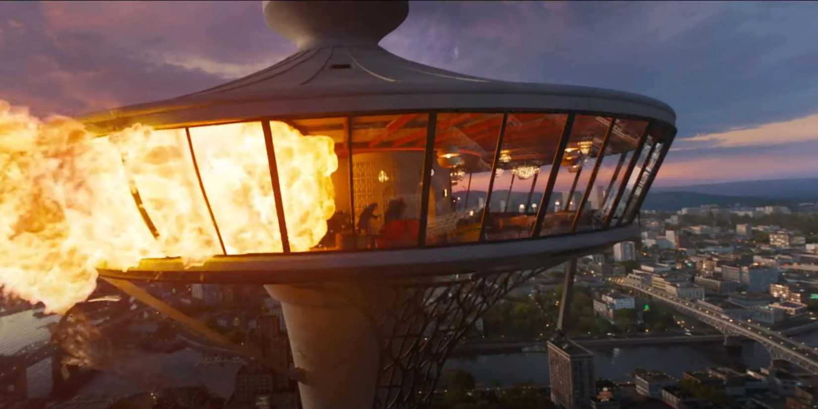 Accident scene in Final Destination 6