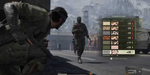 Activating camo in Metal Gear Solid Delta Snake Eater