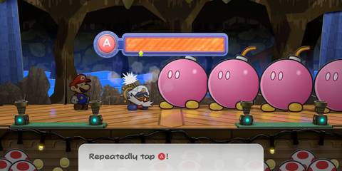 Admiral Bobbery charging his special attack - Paper Mario: The Thousand-Year Door