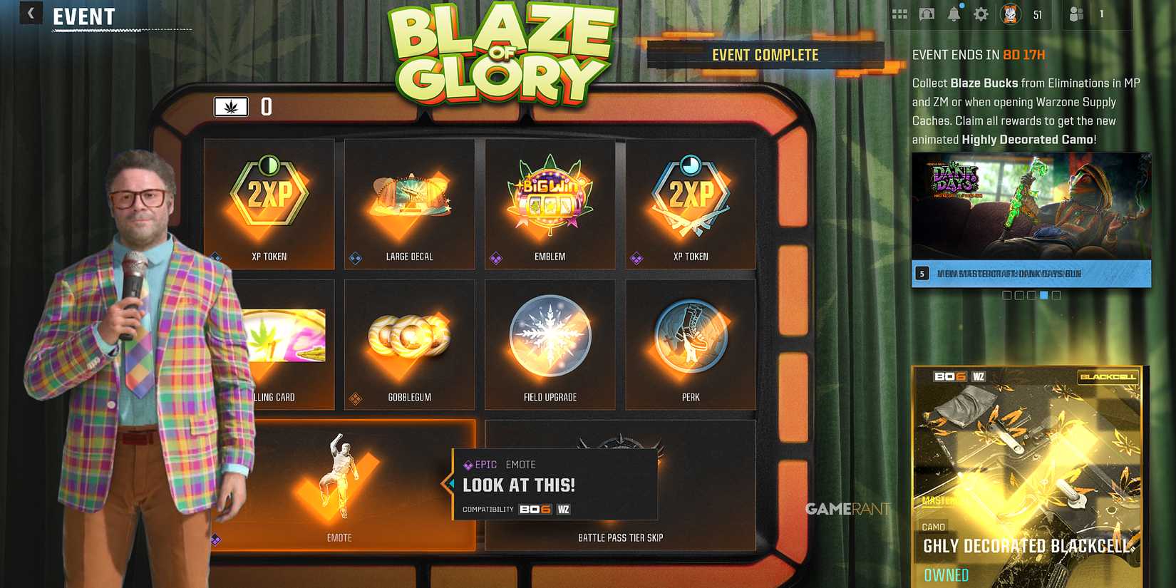 All Blaze Of Glory Event Rewards In Black Ops 6 & Warzone