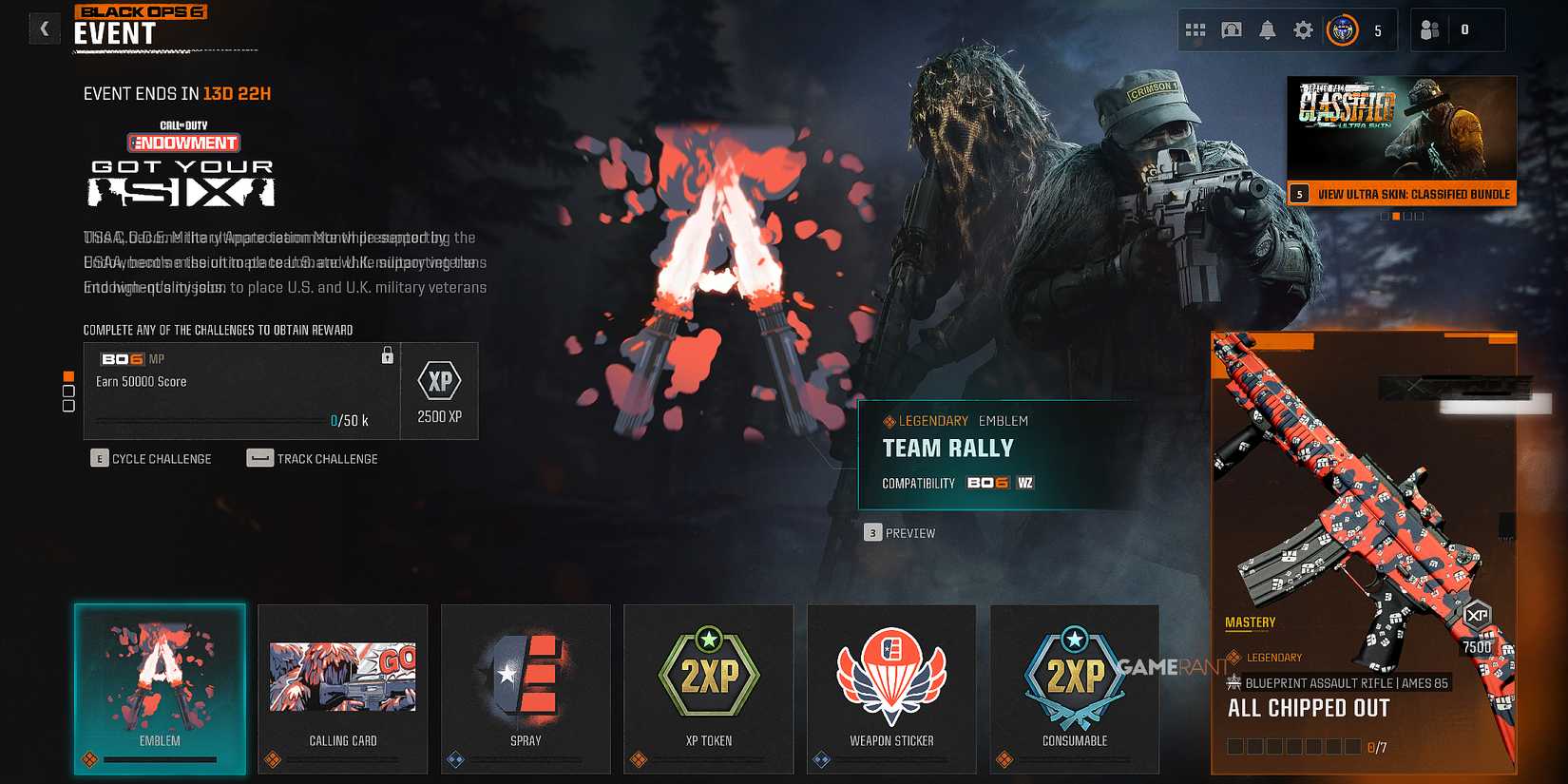 All CODE Got Your Six Event Rewards In Black Ops 6 & Warzone