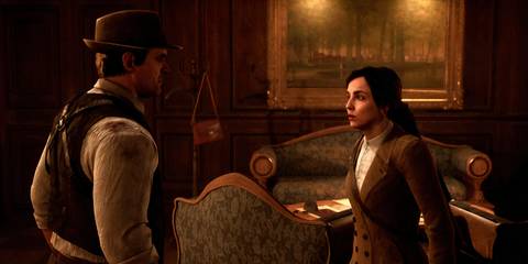 Edward Carnby and Emily Hartwood in Alone In The Dark