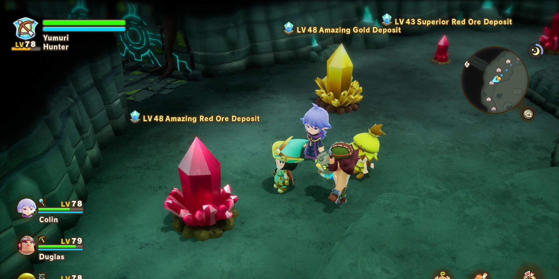 Amazing Gold Amazing Red ore - Fantasy Life I