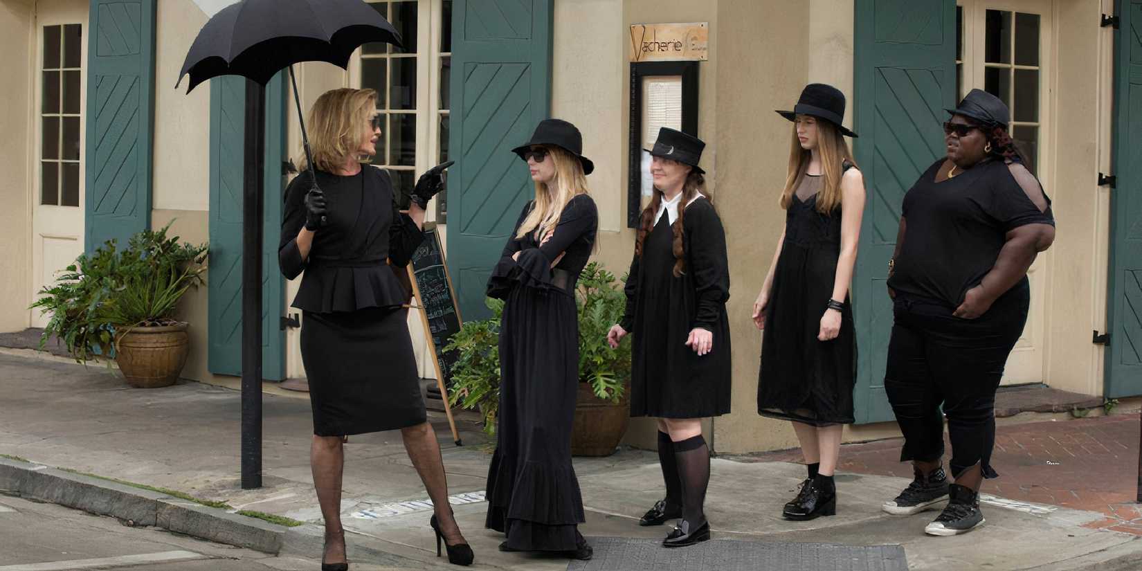 American Horror Story Fiona taking the girls on a walk through New Orleans