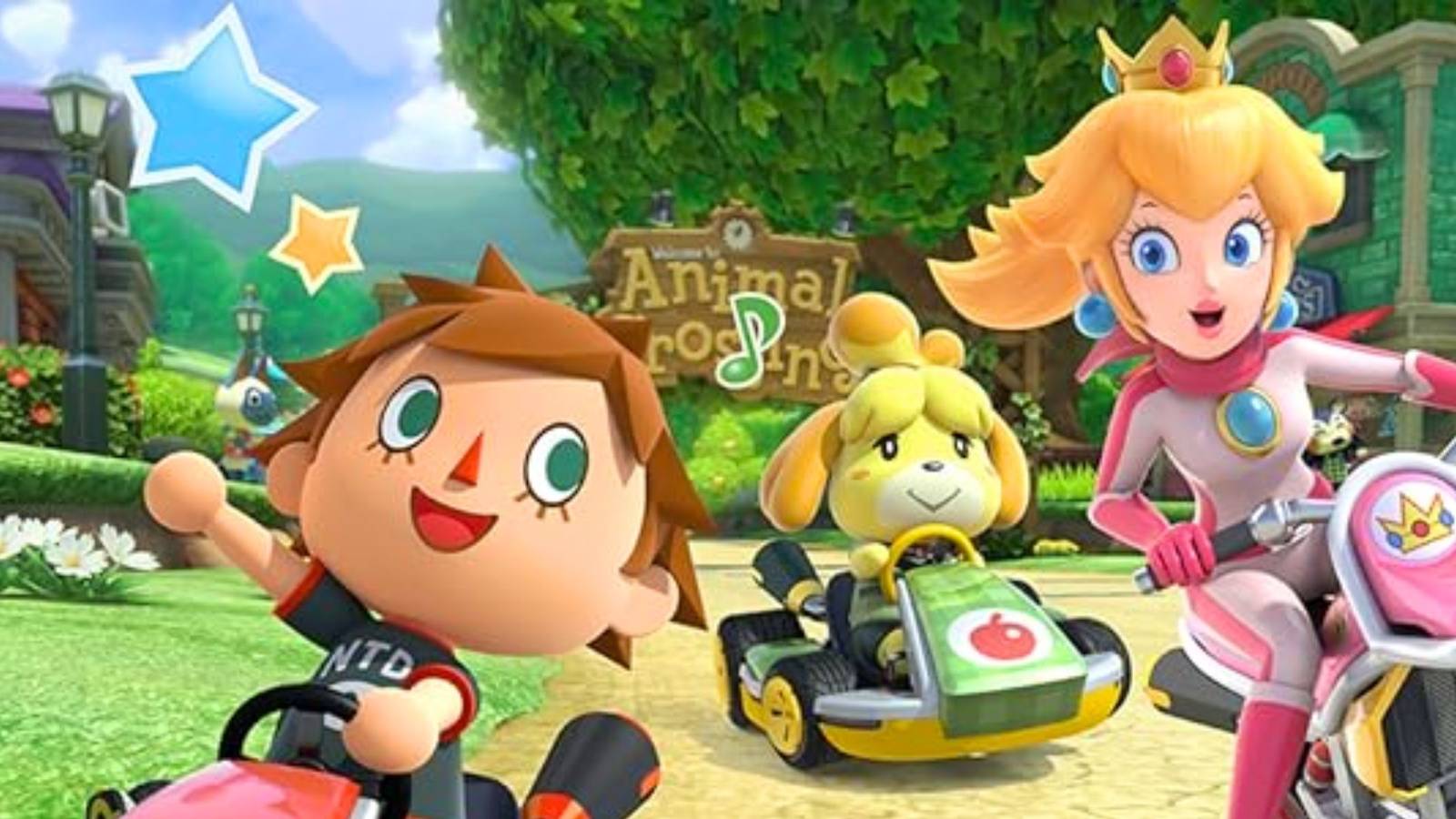 Animal Crossing in Mario Kart 8 Deluxe
