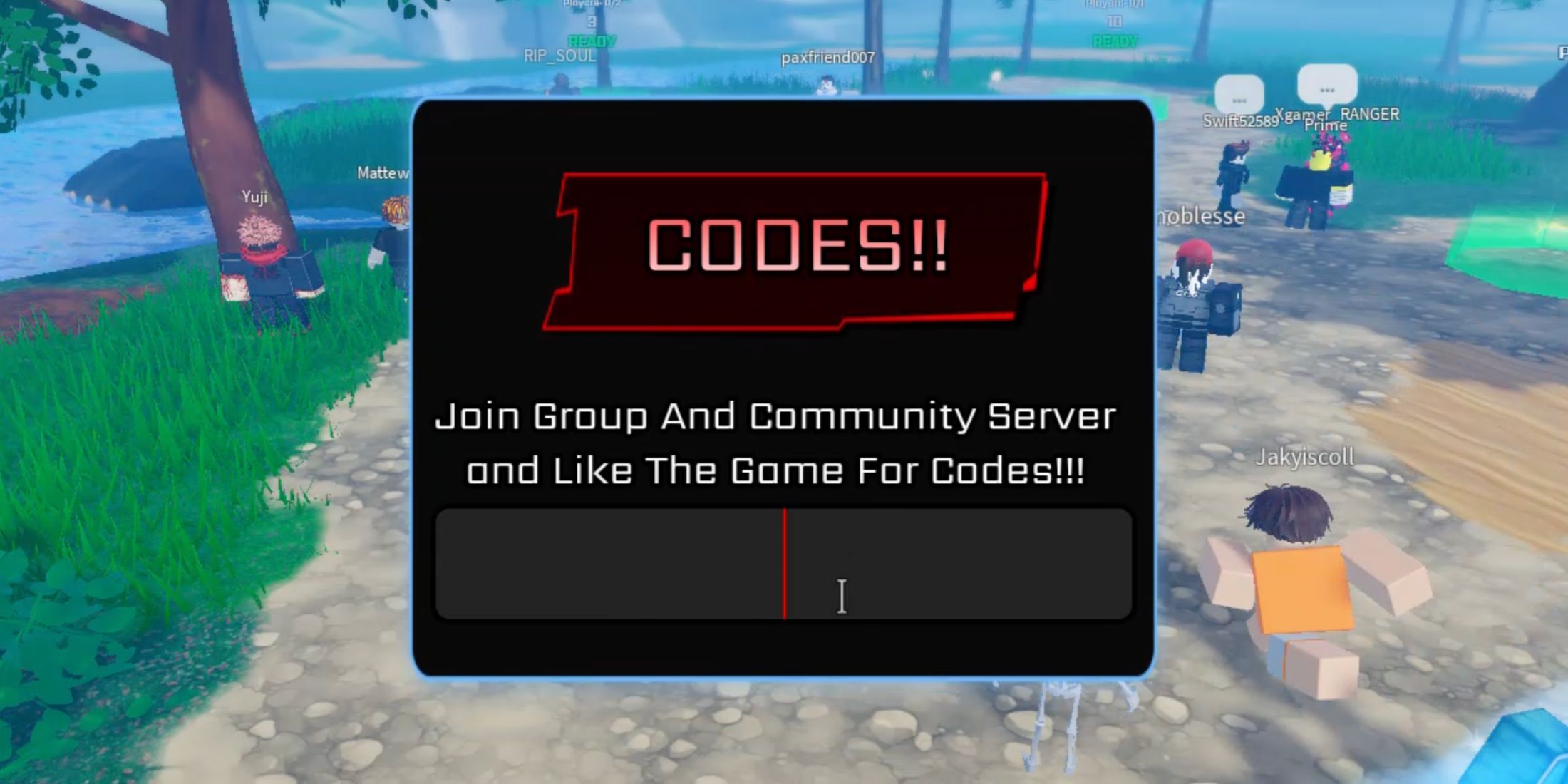 Anime Rails the codes tab