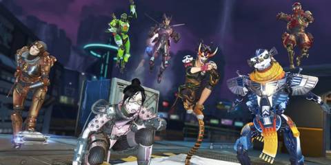 A group of Apex Legends characters