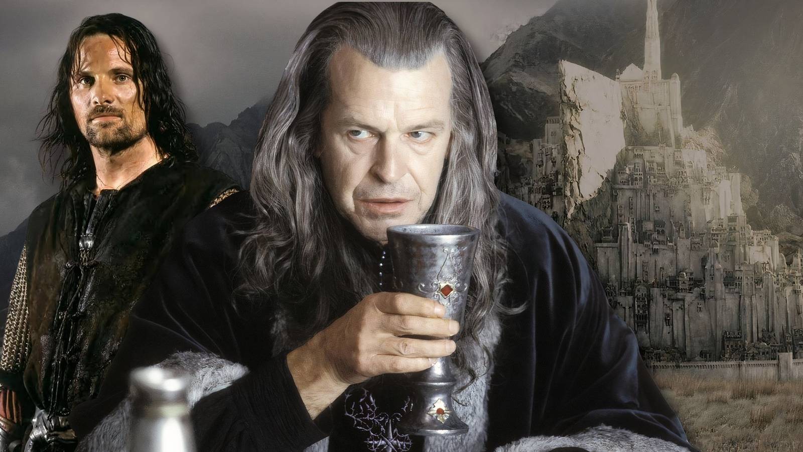 aragorn and denethor in the lord of the rings