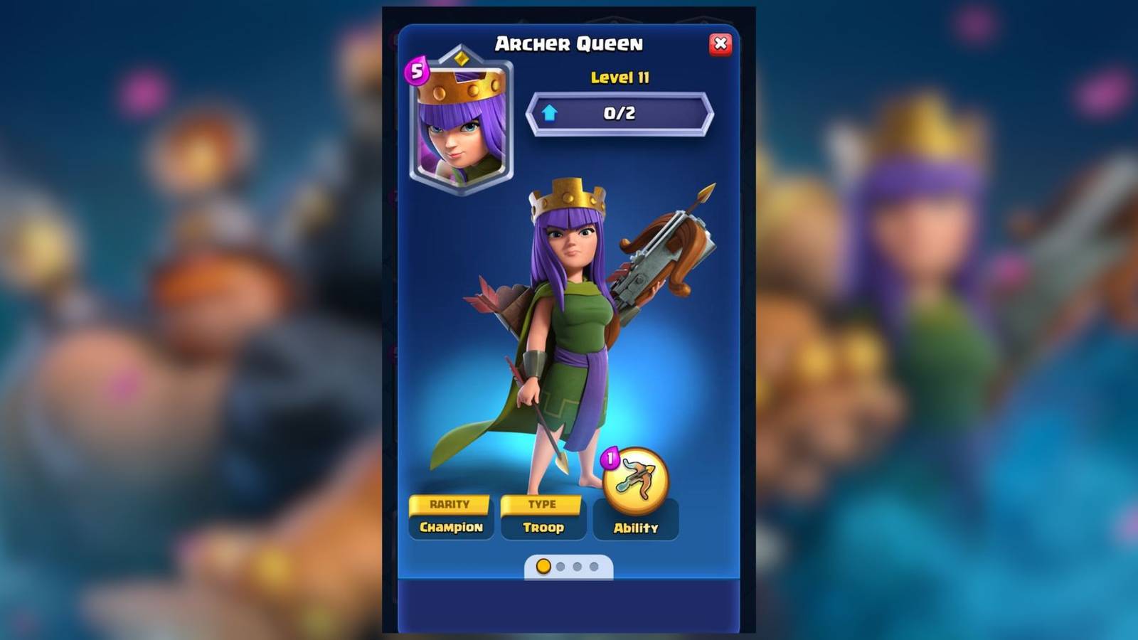 archer queen clash royale