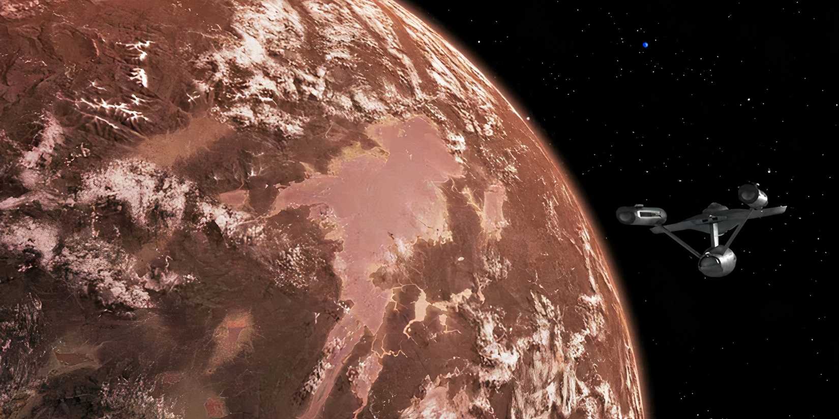 Ardana with Enterprise in orbit