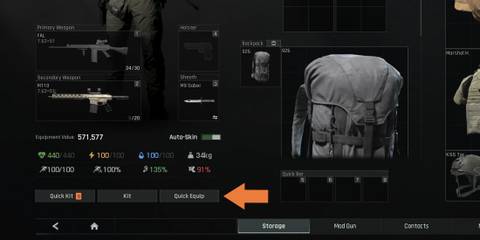 Arena Breakout Infinite - Quick Equip