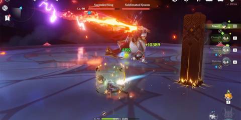 Ascended King attack in Genshin Impact