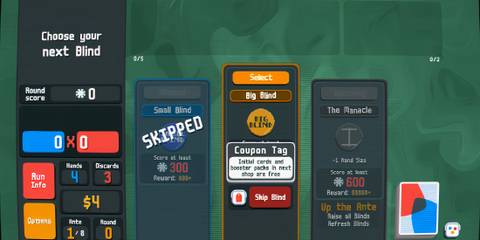 skipping blind for coupon tag