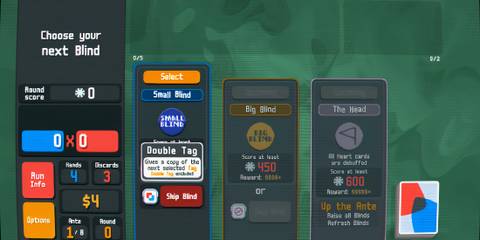 skipping blind for double tag