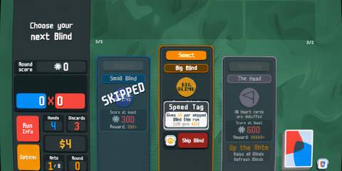 skipping blind for speed tag