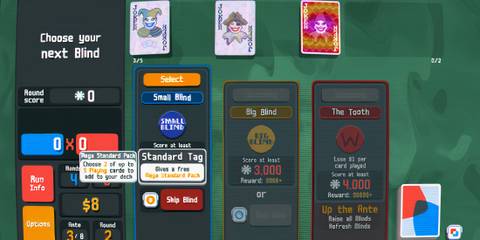 skipping blind for standard tag