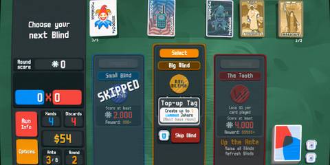 skipping blind for top up tag