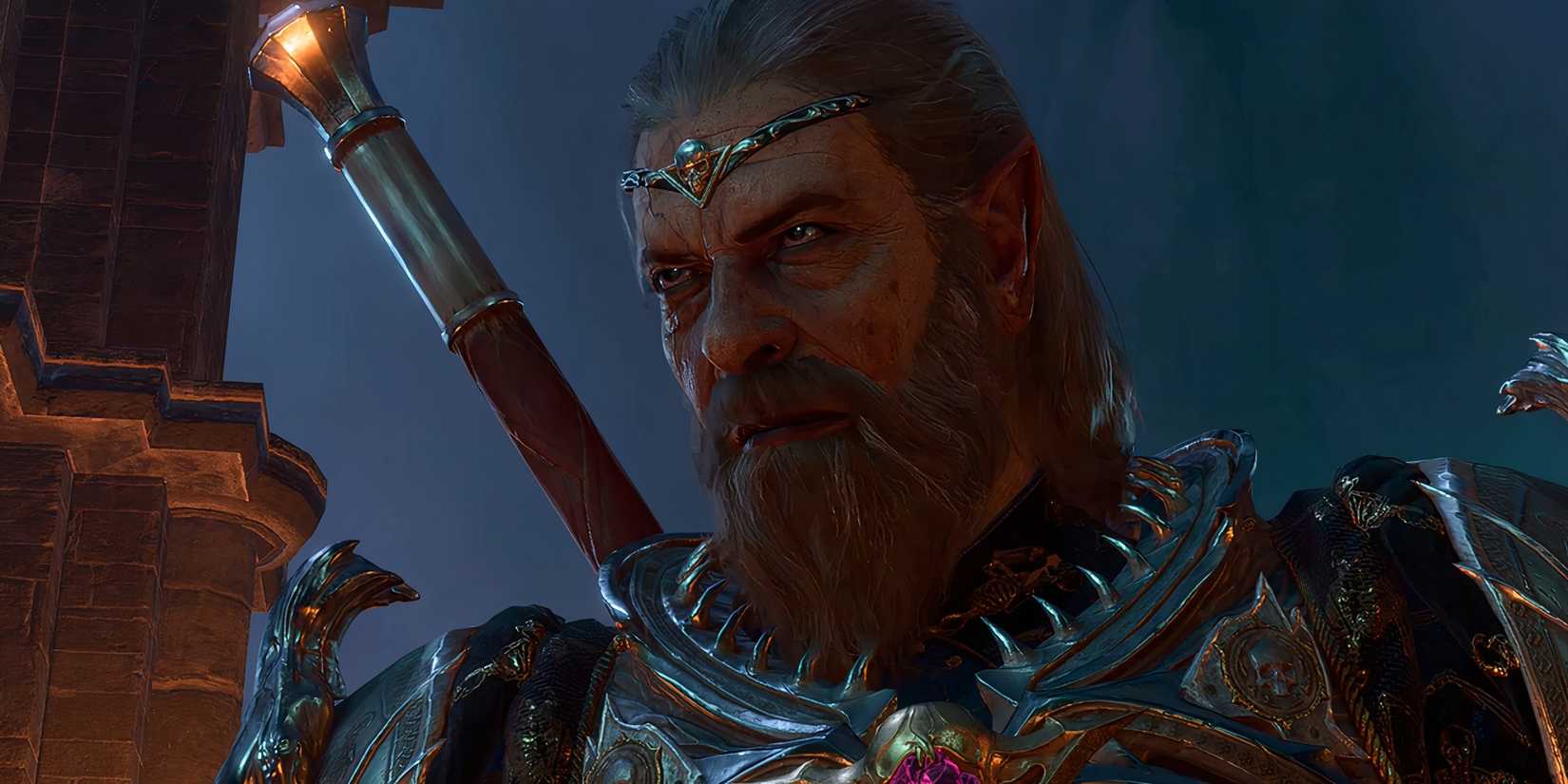 Ketheric Thorm challenges the player character in Baldur's Gate 3