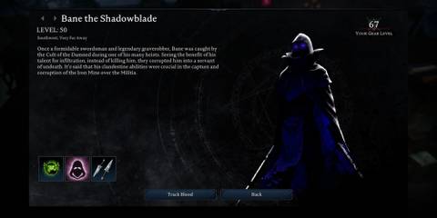Bane the Shadowblade V Rising Invaders of Oakveil Daggers