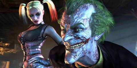 Batman Arkham City Joker and Harley Quinn