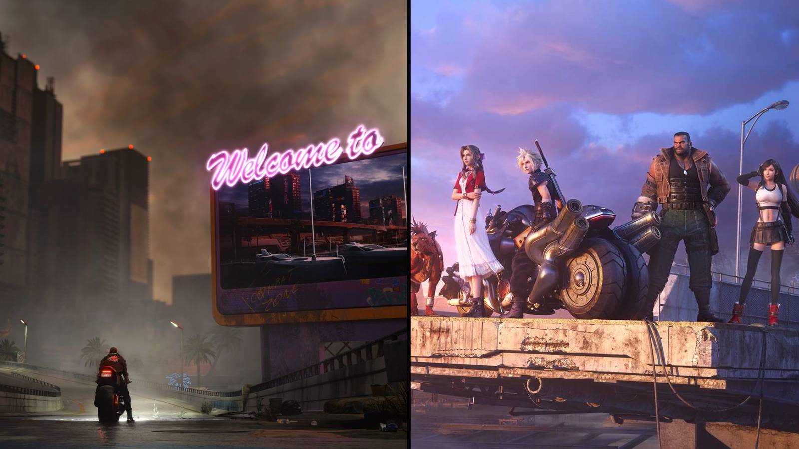 fina fantasy 7 remake cyberpunk 2077