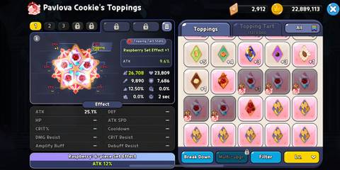 best toppings for pavlova cookie in cookie run kingdom