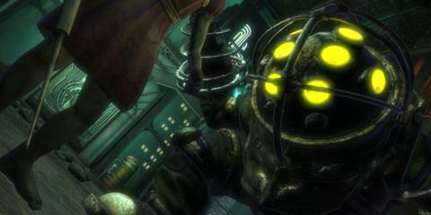 bioshock big daddy little sister in Bioshock