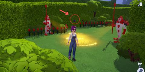 Bizarre Key location in Disney Dreamlight Valley Wonderland Realm