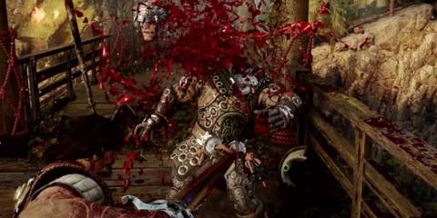 Blades of Fire - Aran beheading an enemy