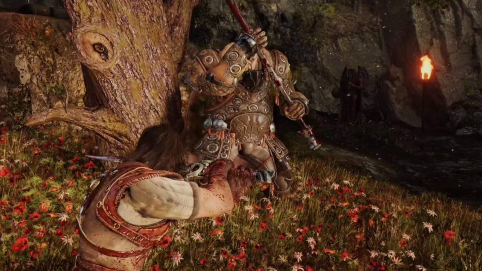 Blades of Fire  - Aran fighting a warmonger with the sword