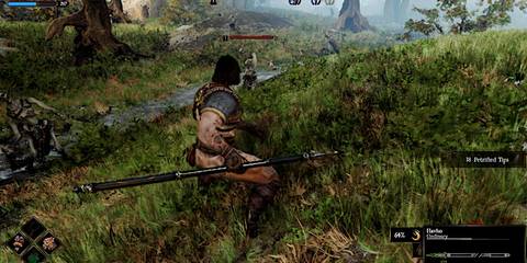 Blades of Fire fighting the undead and farming iron