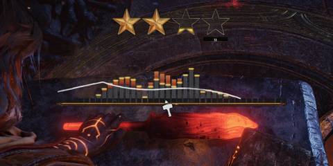 Blades of Fire shaping the blade