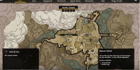 Blades of Fire -  the gate and spearmen location