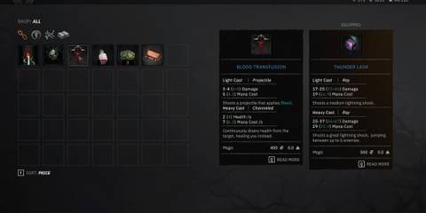 blood transfusion spell in tainted grail the fall of avalon