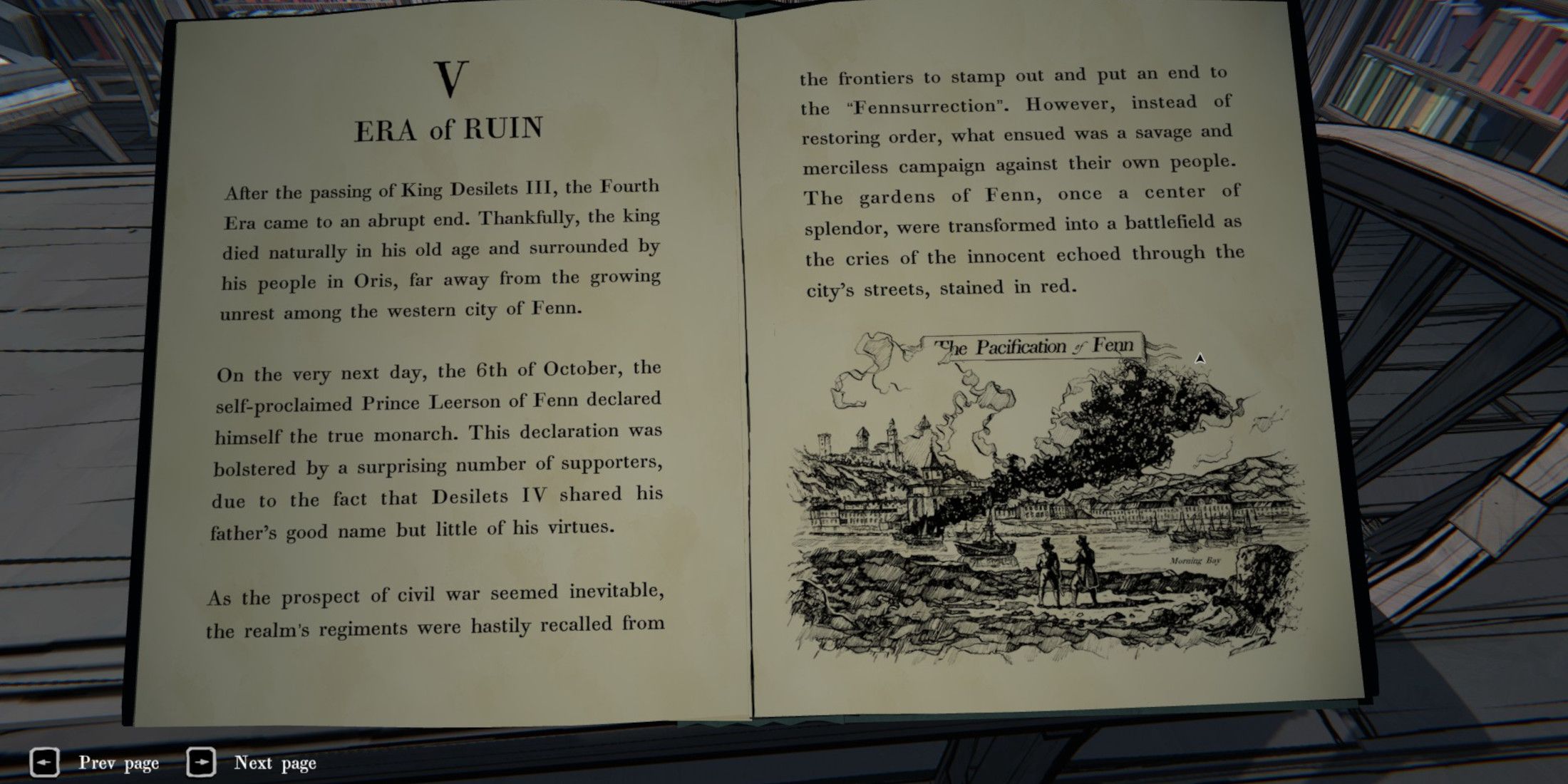 Libro de Historia Blue-Prince-Story-History